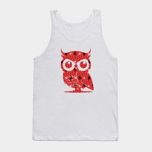 Spider Web Owl Tank Top